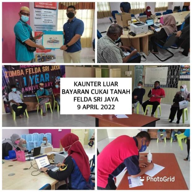 Kaunter Luar Cukai Tanah Untuk Pembayar Cukai Daerah Tangkak 