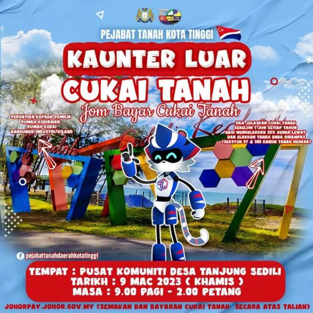 Pembukaan Kaunter Luar Cukai Tanah Tahun 2023