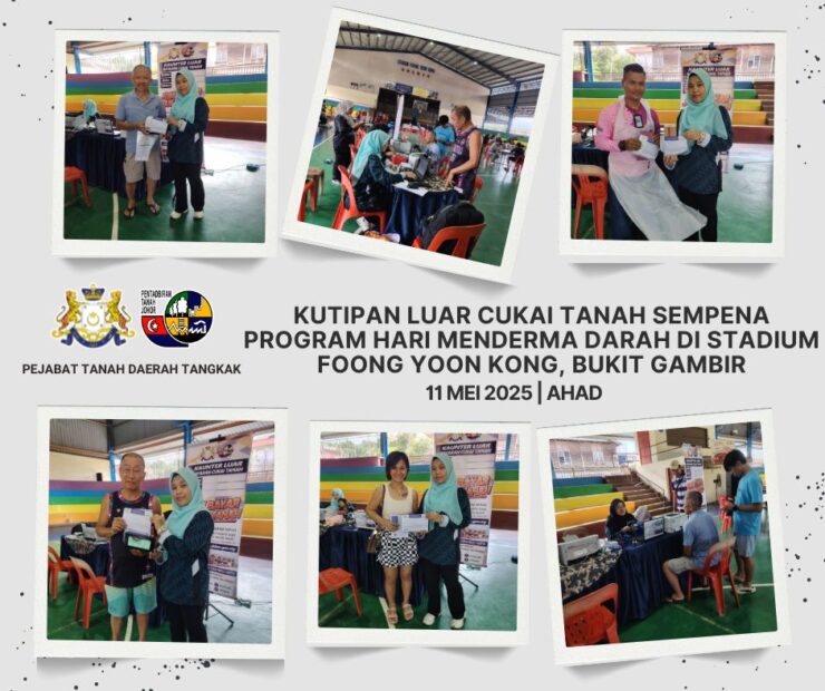 KUTIPAN LUAR BAYARAN CUKAI TANAH DI STADIUM FOONG YOON KONG