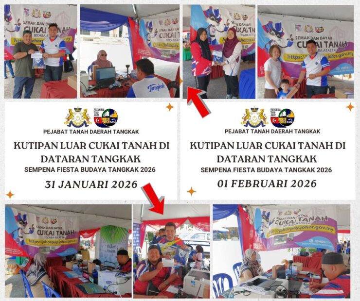 Alt Kutipan Luar Cukai Tanah di Dataran Tangkak - 13 Jan 2026