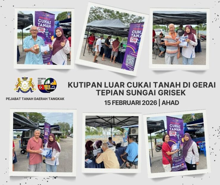 KUTIPAN LUAR BAYARAN CUKAI TANAH DI GERAI TEPIAN SUNGAI GRISEK