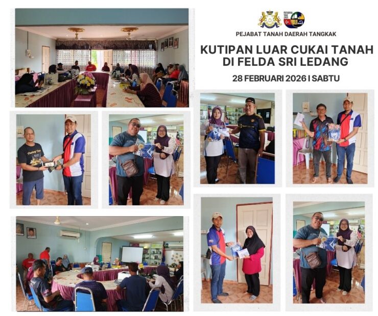 KUTIPAN LUAR BAYARAN CUKAI TANAH DI FELDA SRI LEDANG